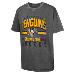 NHL Pittsburgh Penguins Youth Sure Short T-Shirt - Black
