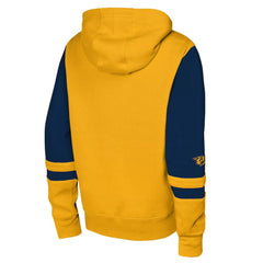 NHL Nashville Predators Youth Face Off Full-Zip Hoodie - Gold