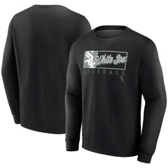 Chicago White Sox Profile Big & Tall Pullover Sweatshirt - Black Pullover