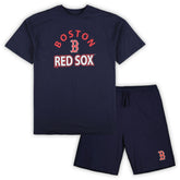 Boston Red Sox Profile Big & Tall T-Shirt & Shorts Combo Set Shorts
