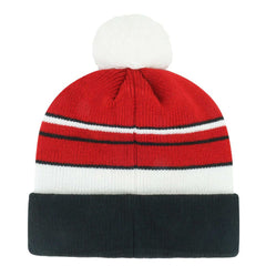 San Francisco 49ers '47 Youth Peewee Cuffed Knit Hat with Pom Scarlet/Black