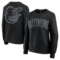 Baltimore Orioles Fanatics Women's Elements Flow Pullover Sweatshirt - Black Pullover