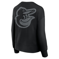 Baltimore Orioles Fanatics Women's Elements Flow Pullover Sweatshirt - Black Pullover