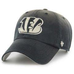 Cincinnati Bengals '47 Dusted Relaxed Clean Up Adjustable Hat Black