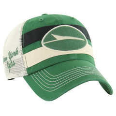 New York Jets '47 Clubhouse Boon Clean-Up Trucker Adjustable Hat Kelly Green