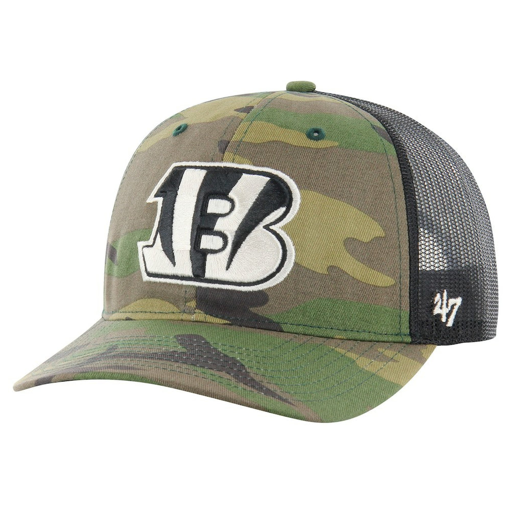 Cincinnati Bengals '47 Trucker Adjustable Hat Camo