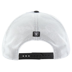Las Vegas Raiders '47 Downburst Relaxed Hitch Trucker Adjustable Hat Black/White