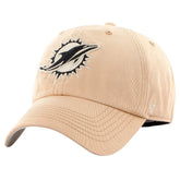 Miami Dolphins '47 Dusted Relaxed Franchise Fitted Hat Khaki
