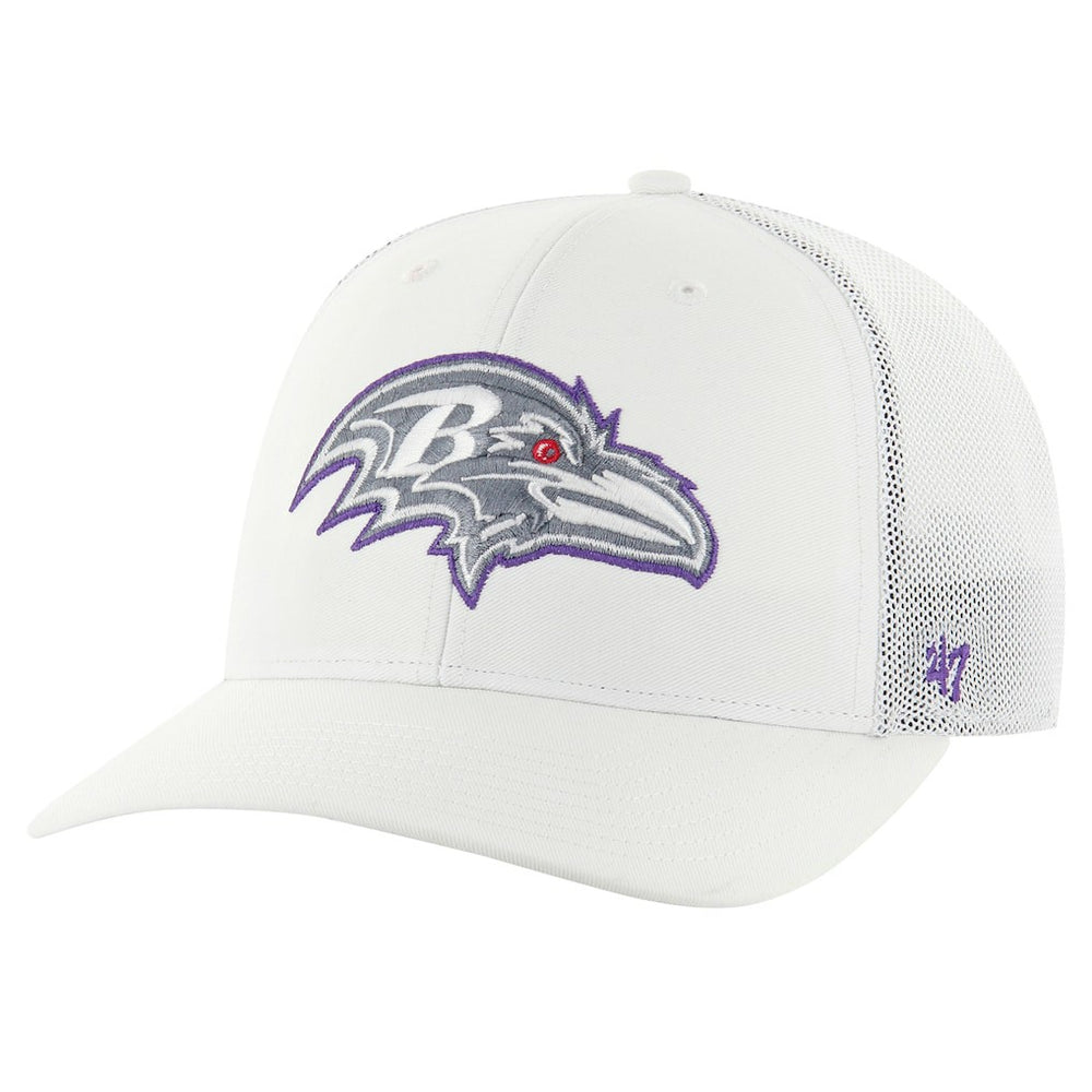 Baltimore Ravens '47 Snowball Trophy Stretch Fit Hat White