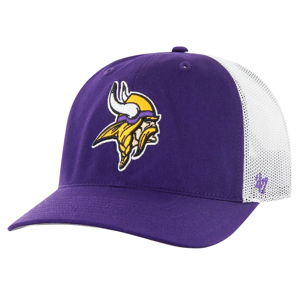 Minnesota Vikings '47 Team Unstructured Trucker Adjustable Hat Purple/White