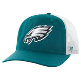 Philadelphia Eagles '47 Team Unstructured Trucker Adjustable Hat Green/White