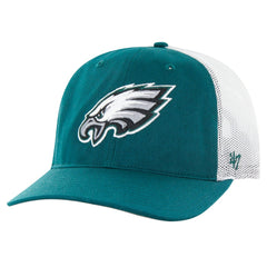 Philadelphia Eagles '47 Team Unstructured Trucker Adjustable Hat Green/White