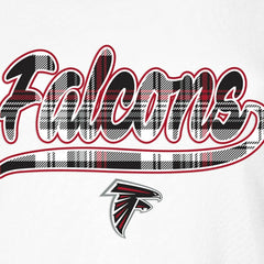 Atlanta Falcons New Era Women's 3rd Down T-Shirt White/Red