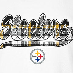 Pittsburgh Steelers New Era Women's 3rd Down T-Shirt White/Black