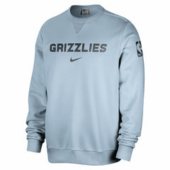 Memphis Grizzlies Courtside Standard Issue Performance Pullover Sweatshirt Light Blue