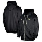 Boston Celtics Authentic Standard Issue Full-Zip Hoodie Jacket Black