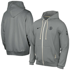 Brooklyn Nets Authentic Standard Issue Full-Zip Hoodie Jacket Gray