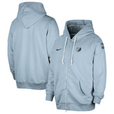 Memphis Grizzlies Authentic Standard Issue Full-Zip Hoodie Jacket Light Blue