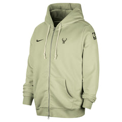 Milwaukee Bucks Authentic Standard Issue Full-Zip Hoodie Jacket Green