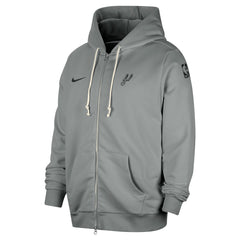 San Antonio Spurs Authentic Standard Issue Full-Zip Hoodie Jacket Gray