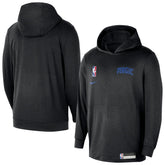 Orlando Magic 2024/25 On-Court Authentic Practice Yoga Restore Lightweight Pullover Hoodie Black