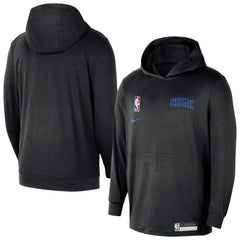 Orlando Magic 2024/25 On-Court Authentic Practice Yoga Restore Lightweight Pullover Hoodie Black