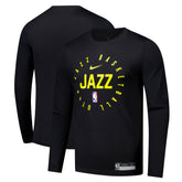 Utah Jazz 2024/25 Legend On-Court Practice Long Sleeve T-Shirt Black