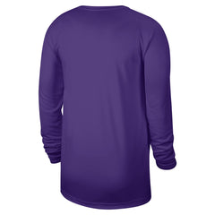 Sacramento Kings 2024/25 Legend On-Court Practice Long Sleeve T-Shirt Purple