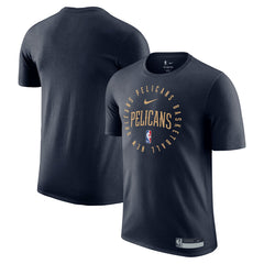 New Orleans Pelicans 2024/25 Legend On-Court Practice Performance T-Shirt Navy