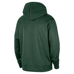 Milwaukee Bucks 2024/25 Spotlight On-Court Practice Performance Pullover Hoodie Hunter Green