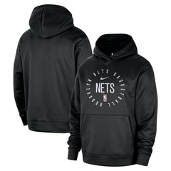 Brooklyn Nets 2024/25 Spotlight On-Court Practice Performance Pullover Hoodie Black