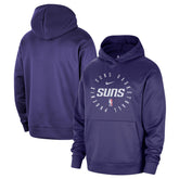 Phoenix Suns 2024/25 Spotlight On-Court Practice Performance Pullover Hoodie Purple