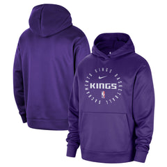Sacramento Kings 2024/25 Spotlight On-Court Practice Performance Pullover Hoodie Purple