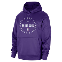 Sacramento Kings 2024/25 Spotlight On-Court Practice Performance Pullover Hoodie Purple