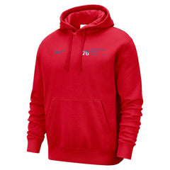 Philadelphia 76ers Courtside Club Pullover Hoodie Red