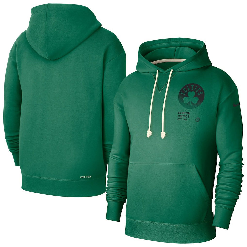 Boston Celtics Courtside Standard Issue Premium Performance Pullover Hoodie Kelly Green