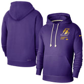 Los Angeles Lakers Courtside Standard Issue Premium Performance Pullover Hoodie Purple