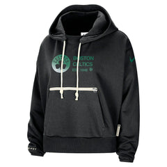 Boston Celtics Women's Courtside Standard Issue Performance Pullover Hoodie Black