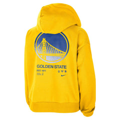 Golden State Warriors Women's Courtside Standard Issue Performance Pullover Hoodie Gold