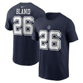 DaRon Bland Dallas Cowboys Player Name & Number T-Shirt Navy