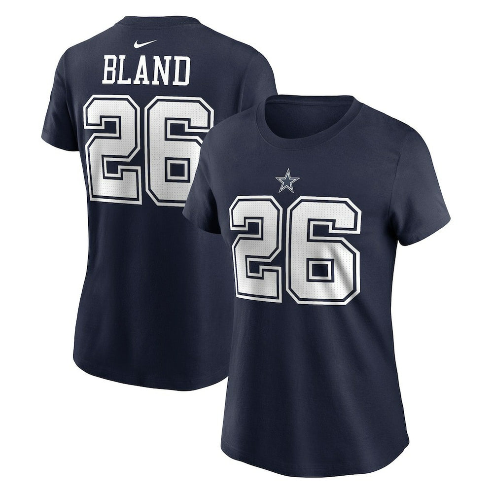 DaRon Bland Dallas Cowboys Women's Player Name & Number T-Shirt Navy