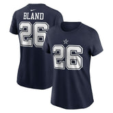 DaRon Bland Dallas Cowboys Women's Player Name & Number T-Shirt Navy