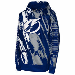 NHL Tampa Bay Lightning Preschool Master Snipe Pullover Hoodie - Blue