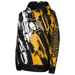 NHL Pittsburgh Penguins Preschool Master Snipe Pullover Hoodie - Black