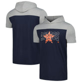 Houston Astros New Era Active Brushed Hoodie T-Shirt - Navy Hoodies