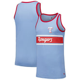Texas Rangers New Era Jersey Ringer Tank Top - Light Blue Jerseys