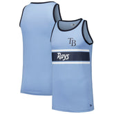 Tampa Bay Rays New Era Jersey Ringer Tank Top - Light Blue Jerseys