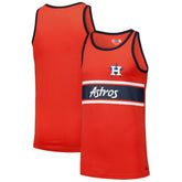 Houston Astros New Era Jersey Ringer Tank Top - Orange Jerseys
