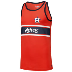 Houston Astros New Era Jersey Ringer Tank Top - Orange Jerseys