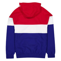 Atlanta Braves New Era Ripstop Raglan Quarter-Zip Hoodie Windbreaker Jacket - Blue Jackets